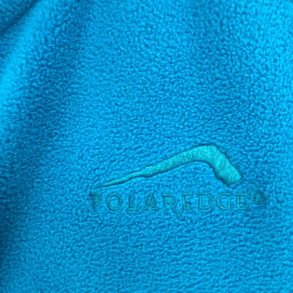 Polar Edge Jacket Womens Extra Large Blue Fleece Full Zip Up Long Sleeve Pockets - Picture 5 of 12
